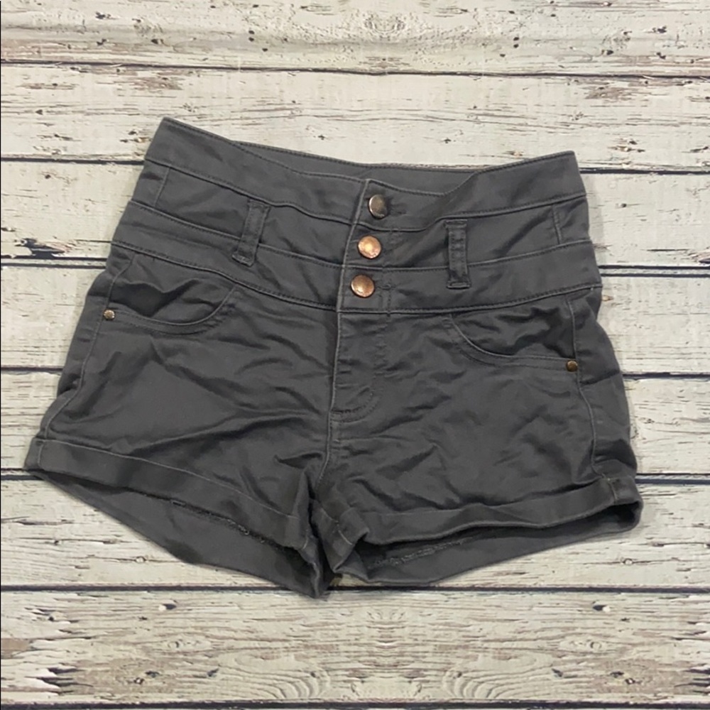 🌵3/$20• Grey High Wasted Denim Jean Shorts